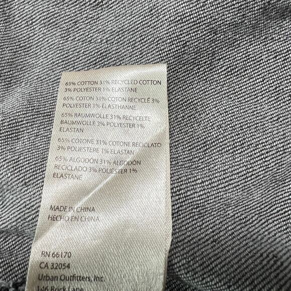 Pilcro Raw Hem Asymmetrical Front Skort‎ Black Womens 31 Vacation Beach Boho - Picture 8 of 8